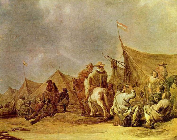 Aelbert Cuyp Ruhepause im Lager France oil painting art